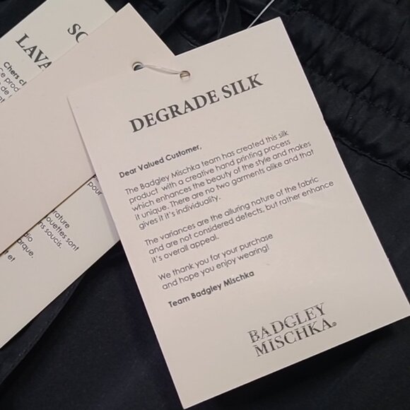 NWT Badgley Mischka silk leisure pants size large - Picture 5 of 8